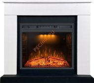 Электрический камин Royal Flame Bergen 23 Белый с черным с очагом Emerald 23