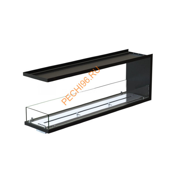 Торцевой биокамин 1300х500х300 мм, стекло Торцевой биокамин 1300х500х300 мм, стекло