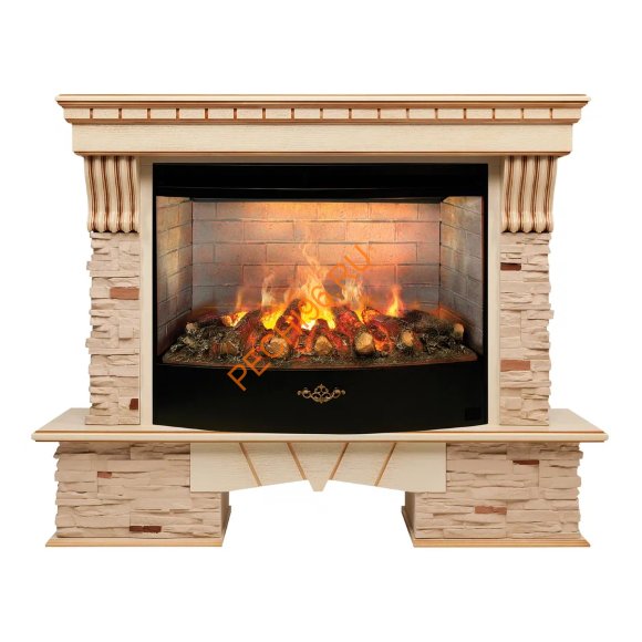 Электрокамин RealFlame Sorento 33 WT с очагом 3D Firestar 33 Электрокамин RealFlame Sorento 33 WT с очагом 3D Firestar 33