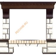 Портал Royal Flame Pierre Luxe под очаг Dioramic 25FX