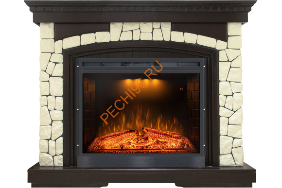 Электрический камин Royal Flame Glasgow с очагом Emerald 28