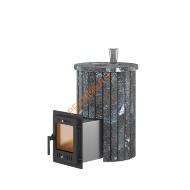 Печь банная Эверест Steam Master 18 INOX, Ламель Амфиболит, S-20