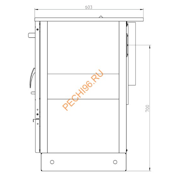Стальная печь-плита Thorma OKONOM85/FIKO Excellent OP черная Стальная печь-плита Thorma OKONOM85/FIKO Excellent OP черная