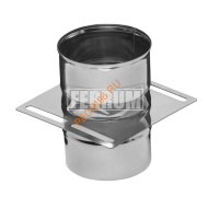 Площадка монтажная одностенная Феррум, нержавейка AISI 430-0,8 мм, d 200 мм