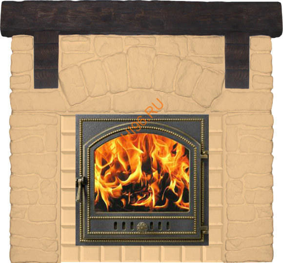 Портал для банной печи LK СТАРЫЙ ЗАМОК песочный