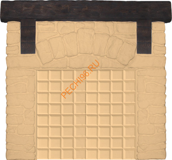Портал для банной печи LK СТАРЫЙ ЗАМОК песочный