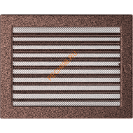 Вентиляционная решетка Kratki 22/30МХ 220х300 мм латунь