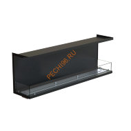 Биокамин фронтальный 1600х500х300 мм, стекло