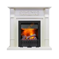 Электрокамин Dimplex Venice с очагом Danville Black FB2 фактурный белый