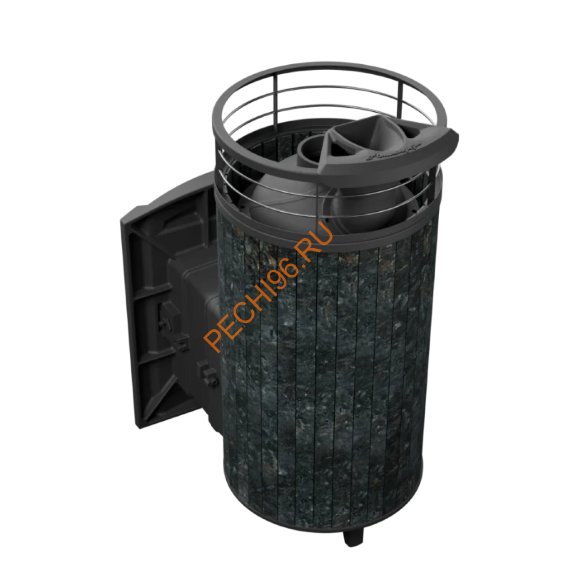 Печь банная Атмосфера XL Пироксенит ламель+сетка, с горелкой Печь банная Атмосфера XL Пироксенит ламель+сетка, с горелкой