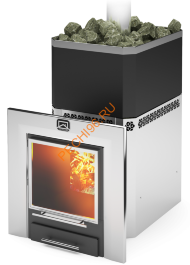 Печь банная Теплодар Русь 27 ЛНЗП Панорама Профи