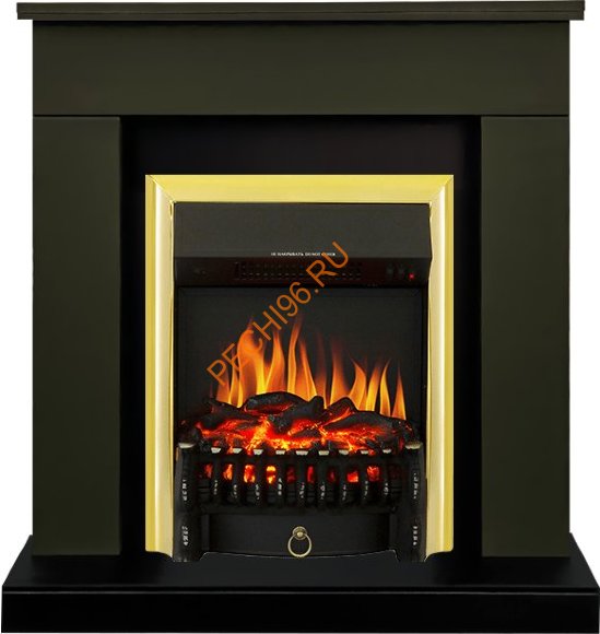 Электрокамин Royal Flame Bergen (Разборный), темная олива, с очагом Fobos FX