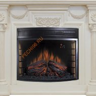 Электрокамин Royal Flame London Слоновая кость с патиной с очагом Dioramic 28 LED FX