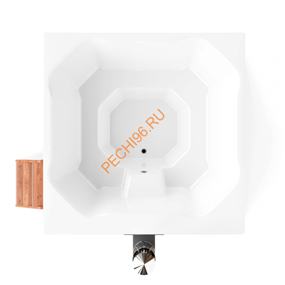 Купель композитная Polarspa ELITE QUATTRO 200 термососна светлая