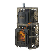 Печь банная Эверест Легкий пар Профи Чугун, Ковка, ЧЗК, б/в