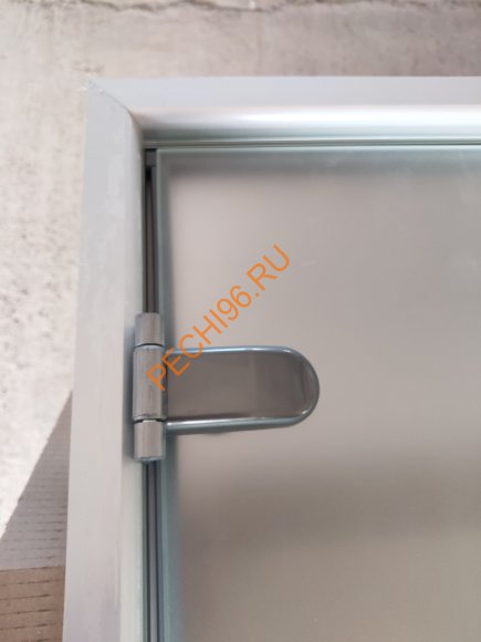 Дверь в хамам стеклянная Арта Стандарт Прозрачная, коробка алюминий