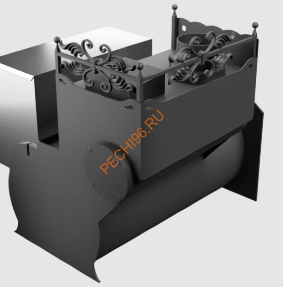 Печь банная Термосфера Горыныч 3, ЗК, большая дверь со стеклом