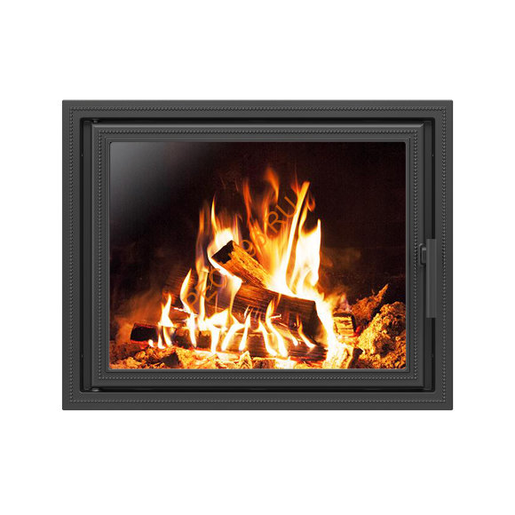 Дверка ВЕЗУВИЙ каминная 680 Антрацит