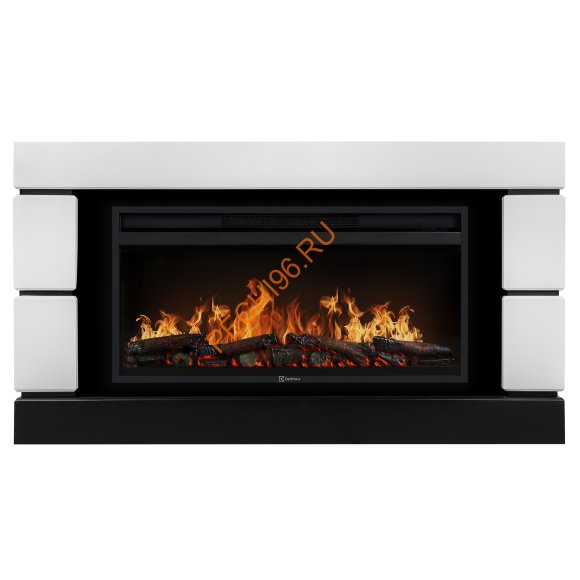 Электрокамин Electrolux EFP/P-3620LS с порталом Moderno, белый