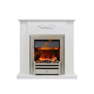 Электрокамин Dimplex Lumsden с очагом Chesford белый дуб