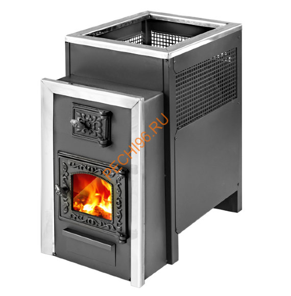 Печь банная Радуга ПБ-24 с т/о, со стеклом, сталь 6 мм Печь банная Радуга ПБ-24 с т/о, со стеклом, сталь 6 мм