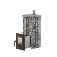 Печь банная Эверест Steam Master 24 INOX, Ламель Пироксенит Элит, S-20