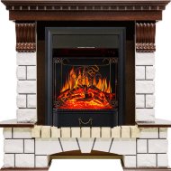 Электрокамин Royal Flame Pierre Luxe темный дуб с очагом Majestic FX