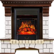 Электрокамин Royal Flame Pierre Luxe темный дуб с очагом Majestic FX