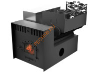 Печь банная Термосфера Горыныч 3, малая дверь со стеклом, СВОП