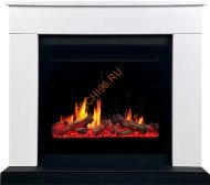 Электрокамин Royal Flame Bergen 23 Белый с черным с очагом 5D V-ART 25