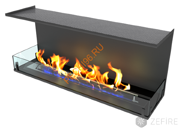 Встраиваемый торцевой очаг ZeFire STANDART 1200 Встраиваемый торцевой очаг ZeFire STANDART 1200