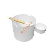 Бадья и черпак KOLO Sauna белый