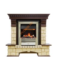 Электрокамин Dimplex Pierre Luxe с очагом Cavendish темный дуб/ шампань