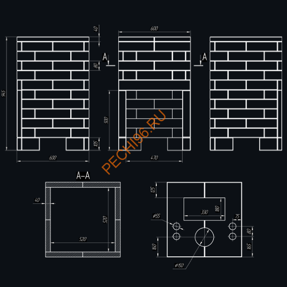 Печь банная Гефест Avangard ЗКН 35 (П2), Классика 945/40 Змеевик кирпич