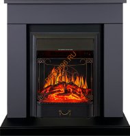 Электрокамин Royal Flame Bergen (Разборный), серый графит, с очагом Majestic FX