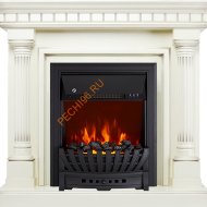 Электрокамин Royal Flame Dallas слоновая кость с патиной с очагом Aspen