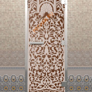 Дверь стеклянная DoorWood Хамам «Флоренция» бронза, 2000х800 мм