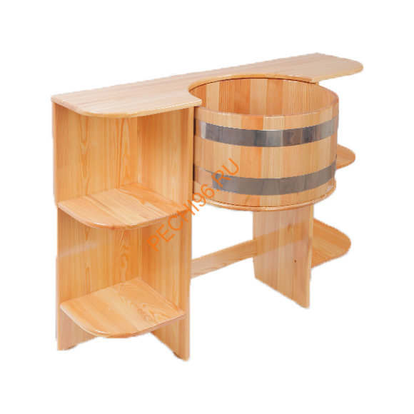 Умывальник подвесной двухсторонний Maestro Woods из лиственницы Умывальник подвесной двухсторонний Maestro Woods из лиственницы