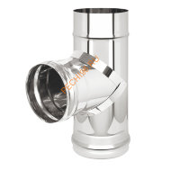 Тройник Везувий 90° D130мм