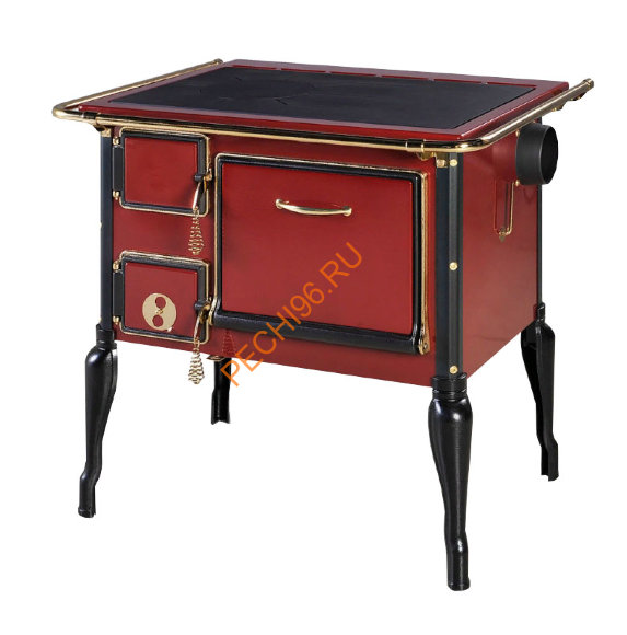 Стальная печь-плита Thorma FIKO 70 Nostalgia-B красная Стальная печь-плита Thorma FIKO 70 Nostalgia-B красная