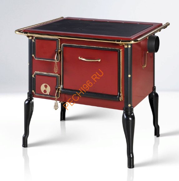 Стальная печь-плита Thorma FIKO 70 Nostalgia-B красная Стальная печь-плита Thorma FIKO 70 Nostalgia-B красная