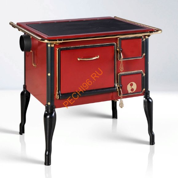 Стальная печь-плита Thorma FIKO 70 Nostalgia-B красная Стальная печь-плита Thorma FIKO 70 Nostalgia-B красная