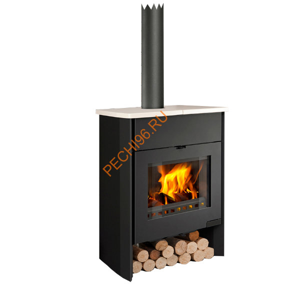 Керамическая печь-камин Romotop RIANO с теплообменником Керамическая печь-камин Romotop RIANO с теплообменником