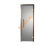 Дверь стеклянная Grandis GS 8х21-G-S-BR коробка алюминий Brasch, ручка Абаш