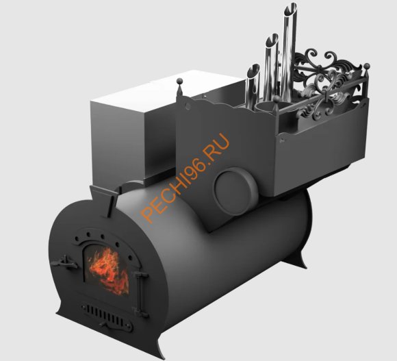 Печь банная Термосфера Горыныч 3, ЗК с парогенератором, малая дверь со стеклом