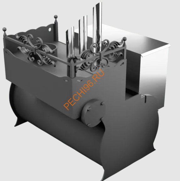 Печь банная Термосфера Горыныч 3, ЗК с парогенератором, малая дверь со стеклом