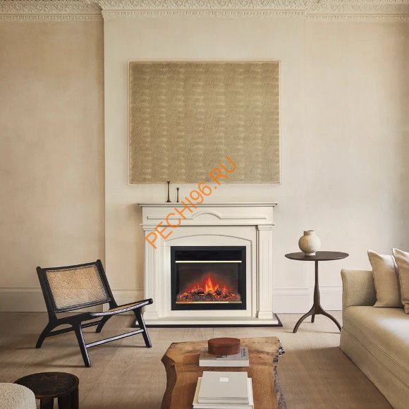 Электрокамин RealFlame MIRRA 26 WT с очагом MoonBlaze Lux BR Электрокамин RealFlame MIRRA 26 WT с очагом MoonBlaze Lux BR