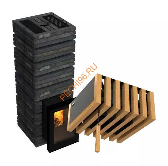 Дровяная банная печь Grill'D Shaman Long, 2 каменки + Обливное устройство Oblivion 30 Дровяная банная печь Grill'D Shaman Long, 2 каменки + Обливное устройство Oblivion 30