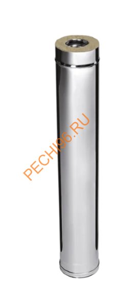 Сэндвич труба 1м ТИТАН, d 80/160 304/430 0,5мм/0,5мм