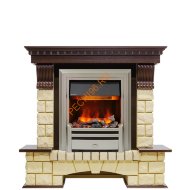 Электрокамин Dimplex Pierre Luxe с очагом Chesford темный дуб/ шампань
